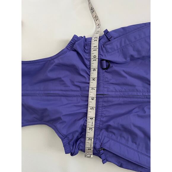 Land’s End Kids Squall Waterproof Insulated Iron Knee Snow Bibs Violet‎ Skiing - Picture 9 of 12